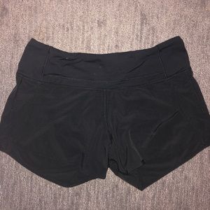 Lulu Lemon Black Athletic Shorts